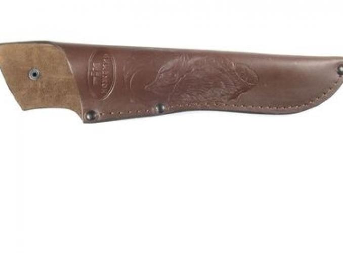 Нож нескладной Рыбацкий (6127)б, рукоять-венге/ береста, булатная сталь