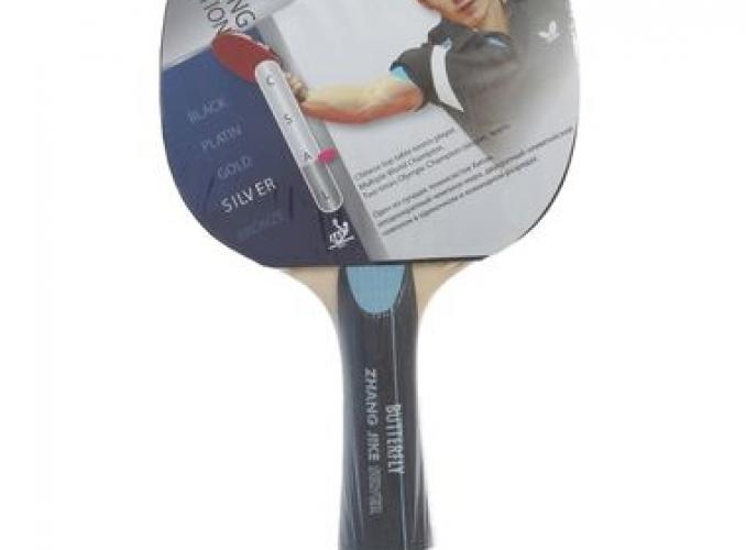 Ракетка для настольного тенниса Butterfly Timo Boll silver, анатомическая/коническая ручка