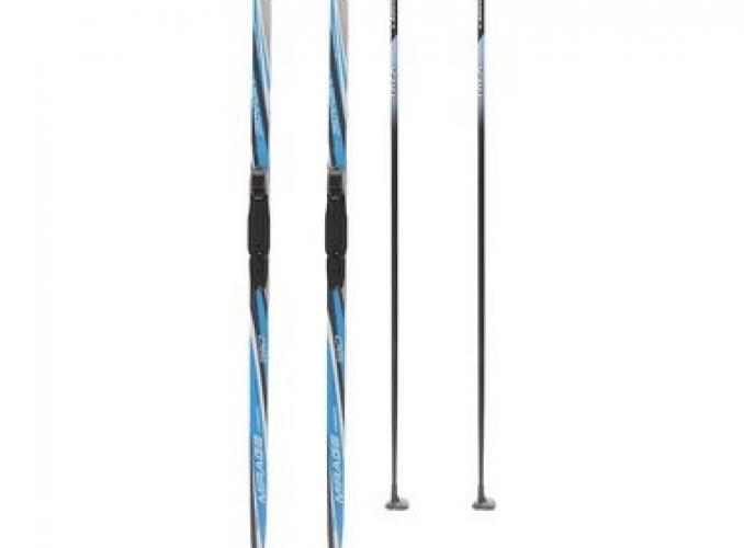 Комплект лыжный БРЕНД ЦСТ (190/150 (+/-5 см), крепление: SNS) МИКС