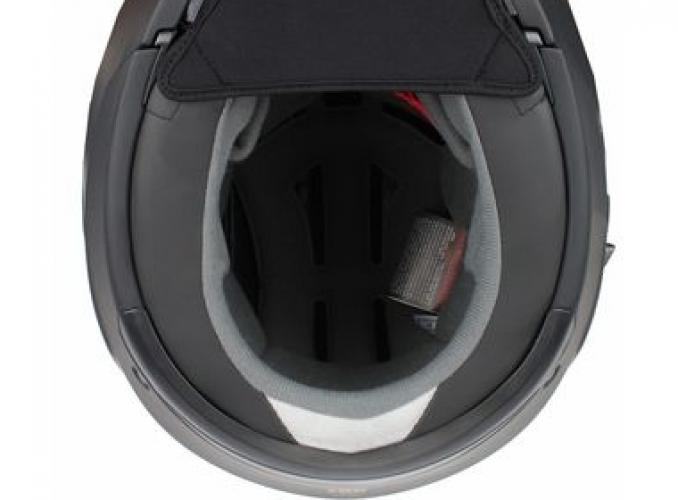 Снегоходный шлем MODE1 чёрный матовый с двойным стеклом