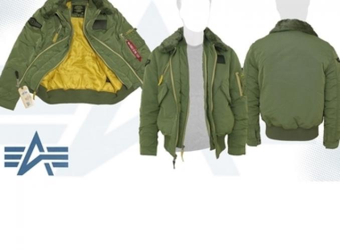 Куртка утеплённая B-15 Air Frame Alpha Industries Sage Green, L