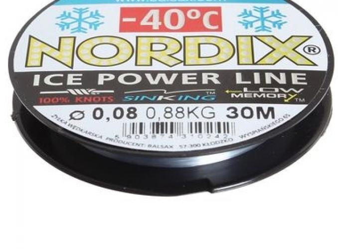 Леска зимняя Balsax Nordix 0,08 30м