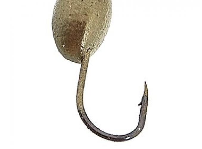 Мормышка вольфрам Пирс Клопик 1.2г, цвет золото