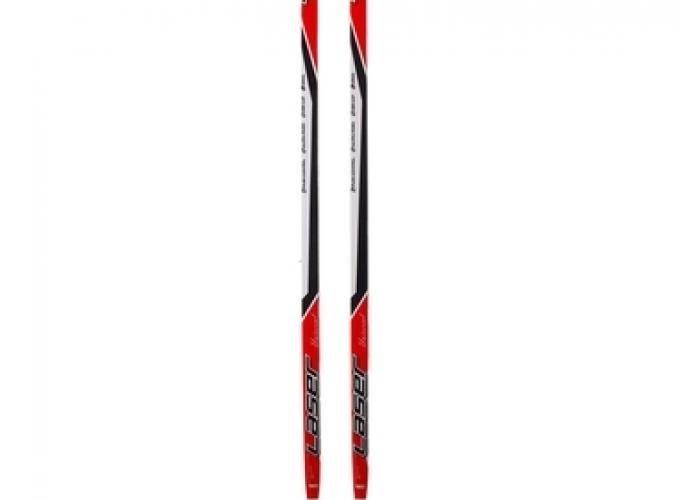 Лыжи пластиковые TREK Laser (Step, 180 см, цвет: красный)