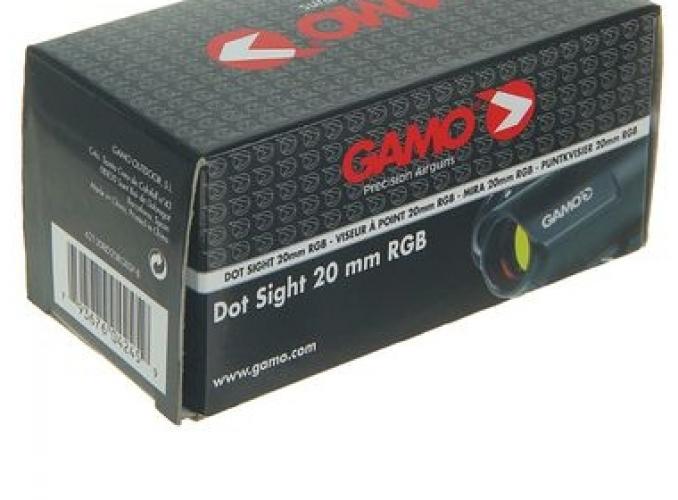 Прицел коллиматорный Gamo RGB 20mm, 62120RD20RGBSP-B, шт