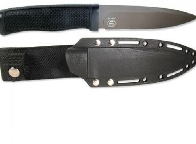 Нож нескладной Ножемир H-183Т, рукоять-эластрон, сталь 40х13, цвет титан