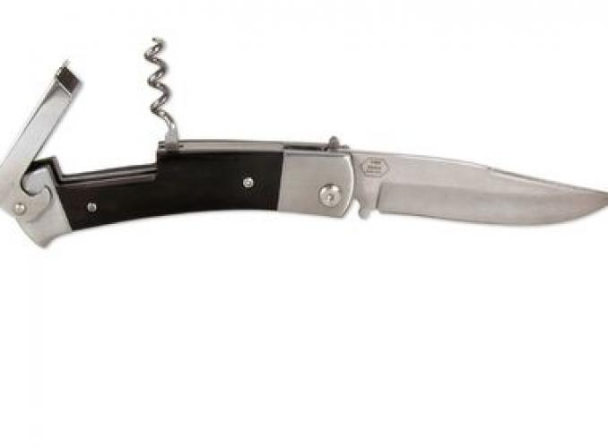Нож складной выкидной Ножемир A-111B, рукоять-венге, сталь 65х13