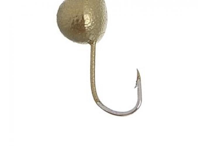 Мормышка вольфрам Пирс Сфера 1.4г , цвет золото