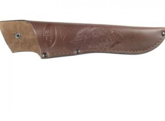 Нож нескладной Бизон (9256)б, рукоять-карельская береза/венге, булатная сталь