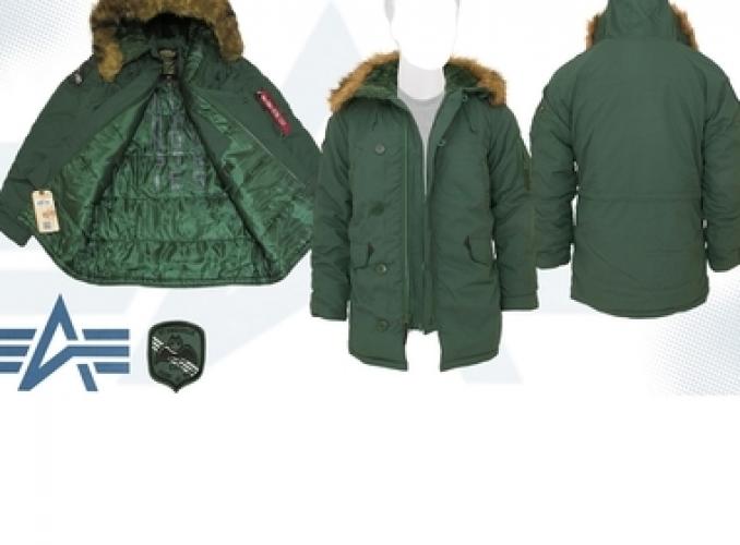 Куртка утеплённая Altitude Parka Alpha Industries Forest Green, 2XL