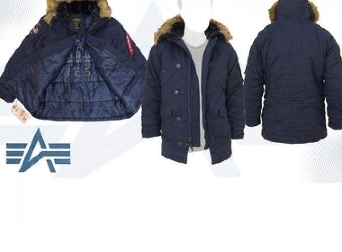 Куртка утеплённая Altitude Parka Alpha Industries Replica Blue, XS