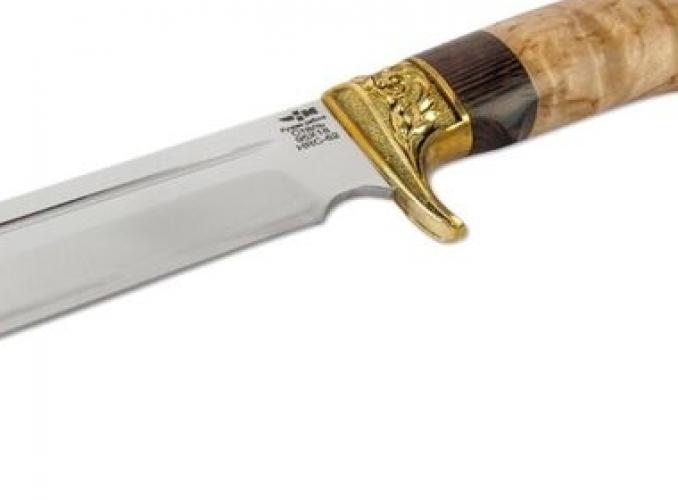 Нож нескладной кованая сталь КОРСАР (4200)к, рукоять-венге/карельская береза, сталь 95х18