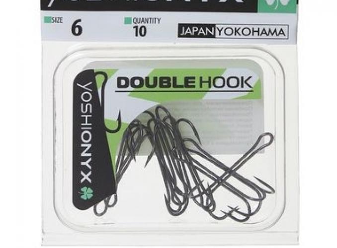 Двойники Yoshi Onyx Double Hook №6 BN (набор 10шт)