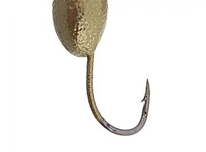 Мормышка вольфрам Пирс Клопик 0.7г, цвет золото
