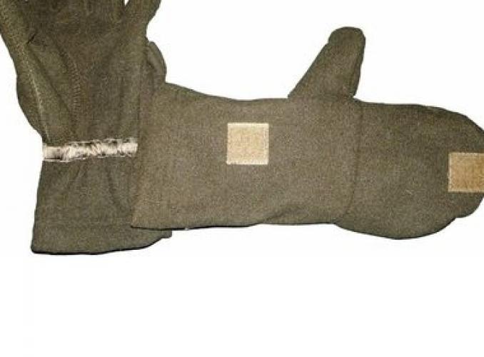 Варежки-перчатки (хаки)  р-р  XL-XXL