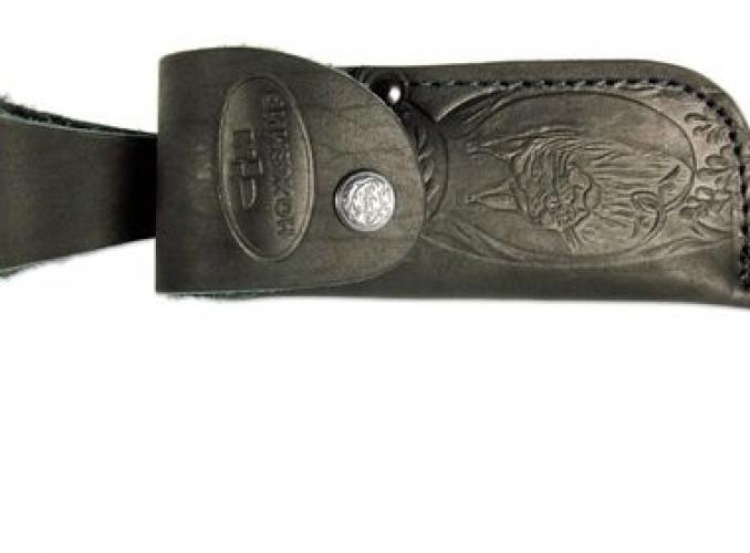 Чехол кожаный для складного ножа №13п, 12 х 4 см
