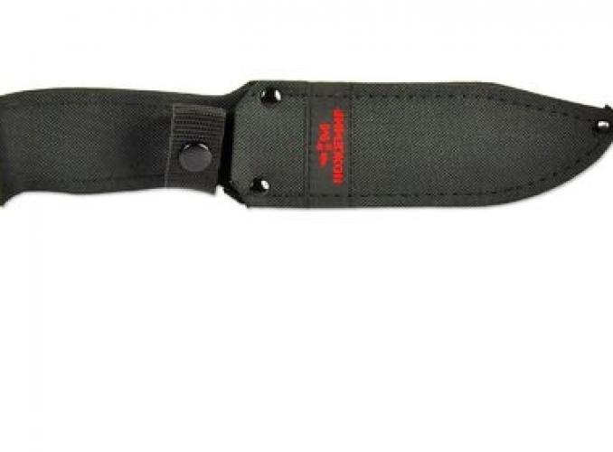 Нож нескладной Ножемир H-221, рукоять-стабилизированное черное дерево, сталь 65х13