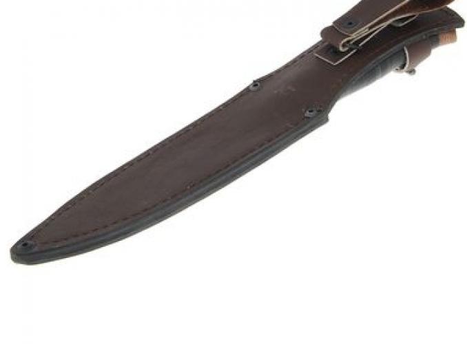 Нож НС-37 г.Златоуст, рукоять-кожа, сталь 40Х10С2М