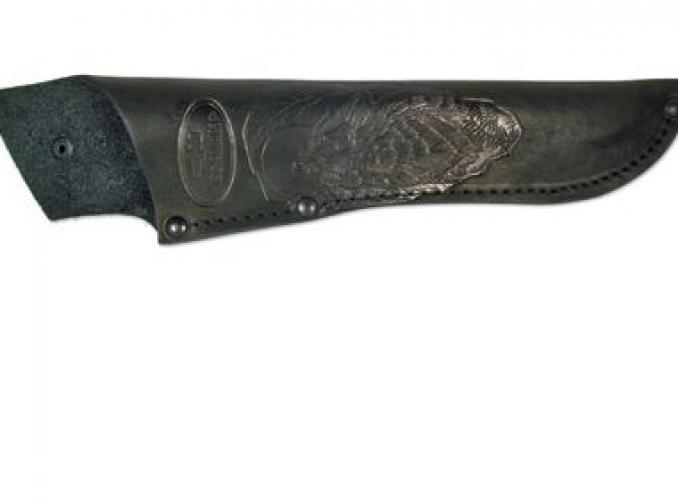 Нож нескладной АЛЬФА (4667)н, рукоять-венге/береста, сталь 65х13