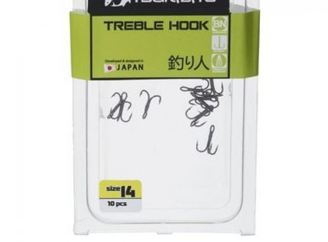 Тройники Tsuribito Treble Hook №14 BN (набор 10шт)