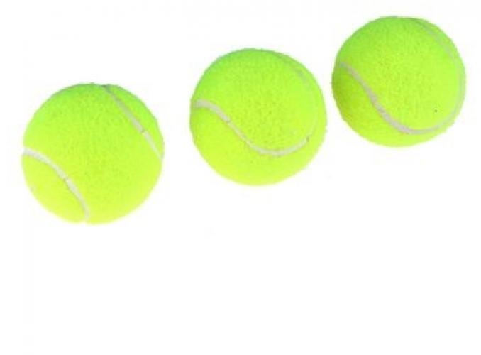 мяч для большого тенниса Тренер (набор 3 шт) в пакете