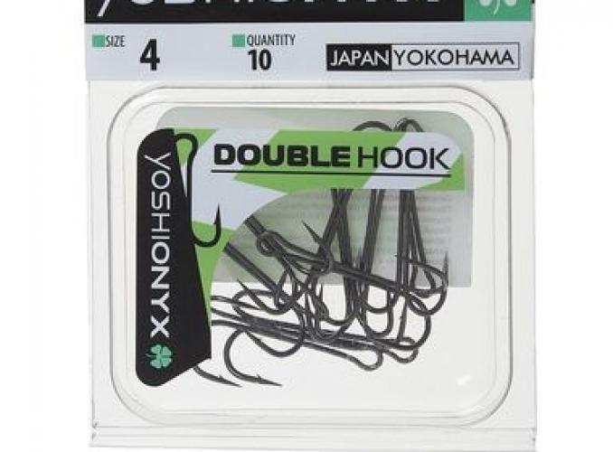 Двойники Yoshi Onyx Double Hook №4 BN (набор 10шт)