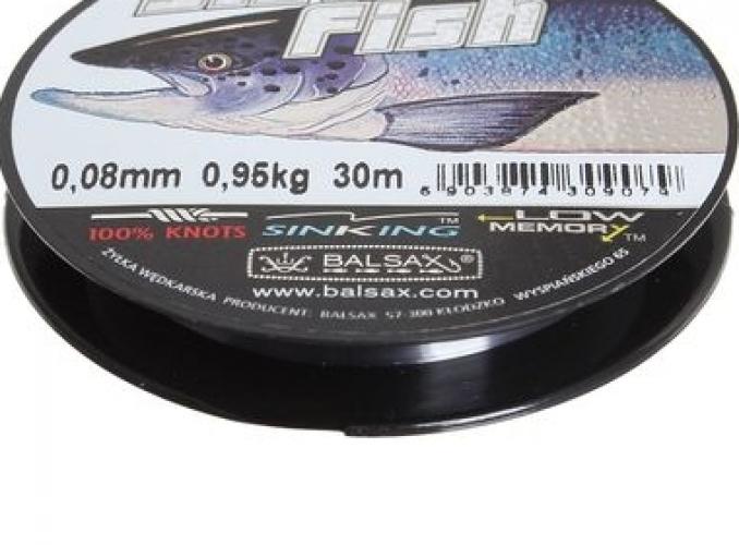 Леска зимняя Balsax Silver Fish 0,08 30м