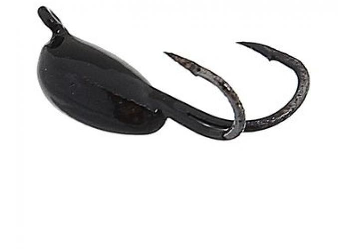 Мормышка вольфрам Пирс Коза-Капля 0.6г блистер, цвет черный