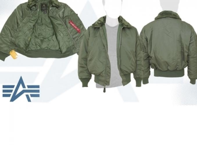 Куртка утеплённая B-15 Alpha Industries Sage Green, L
