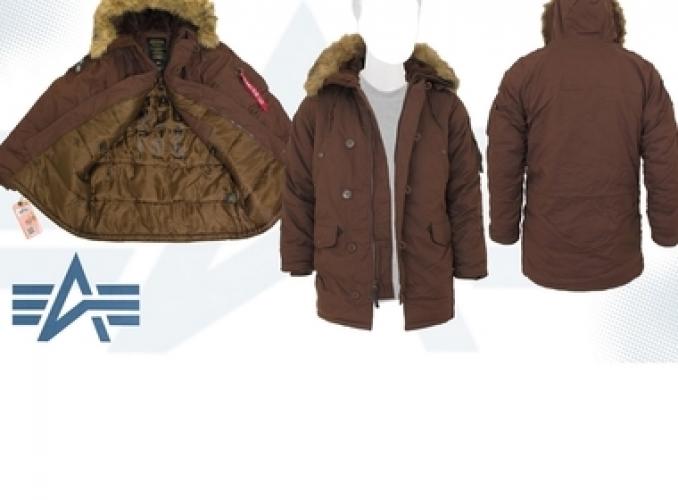 Куртка утеплённая Altitude Parka Alpha Industries Chestnut, XL