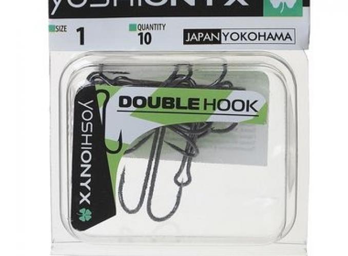 Двойники Yoshi Onyx Double Hook №1 BN (набор 10шт)