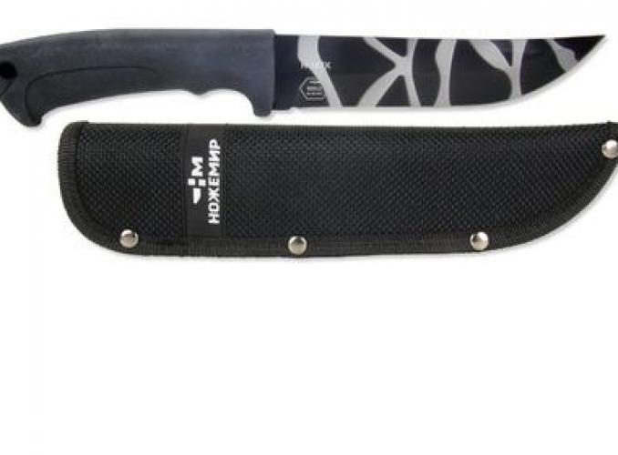 Нож нескладной Ножемир H-167К, рукоять-эластрон, сталь 40х13, цвет камуфляж