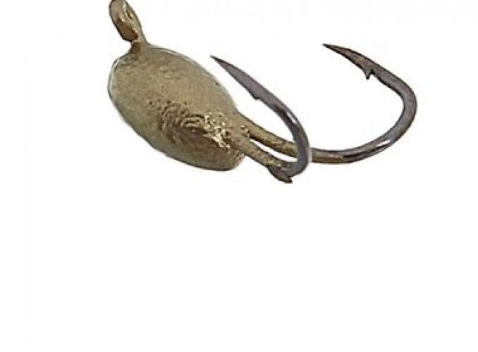 Мормышка вольфрам Пирс Коза-Клопик 0.5г , цвет золото