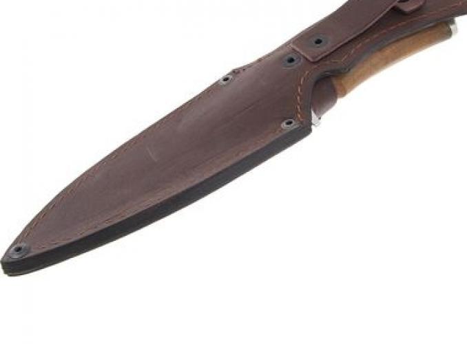 Нож нескладной Скин СН-10, г.Павлово, дамасская сталь, рукоять-орех