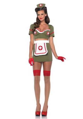 Ретро костюм армейской медсестры - купить 