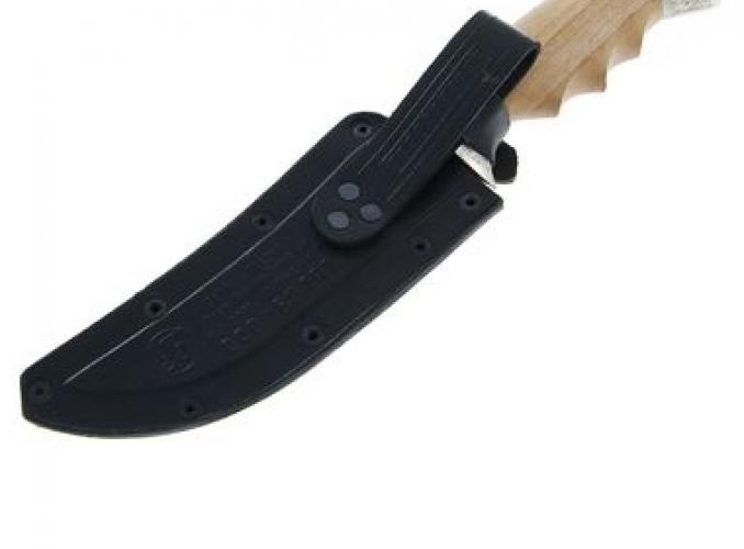 Нож Клык-1 г. Кизляр с мельхировыми гардами, рукоять-дерево, сталь 65Х13