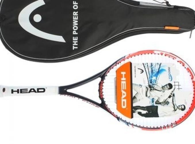 Ракетка для большого тенниса HEAD Challenge Lite Gr3, графит, со струнами
