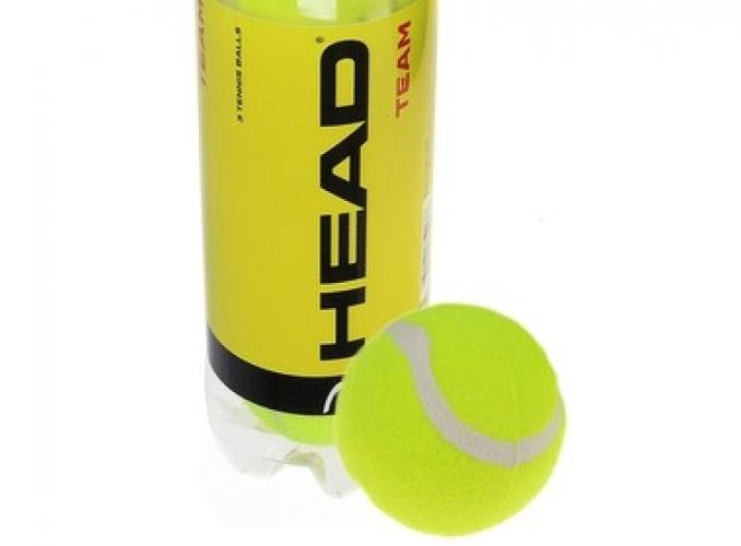 Набор мячей теннисных HEAD Team 3B, цвет желтый