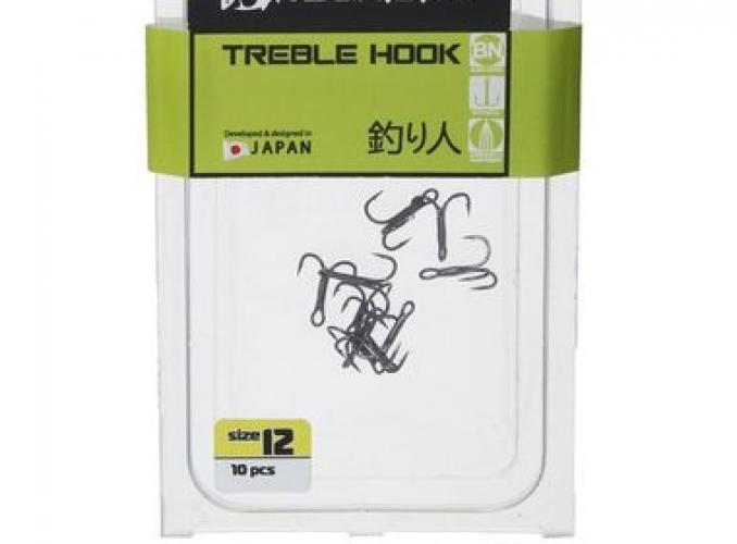 Тройники Tsuribito Treble Hook №12 BN (набор 10шт)