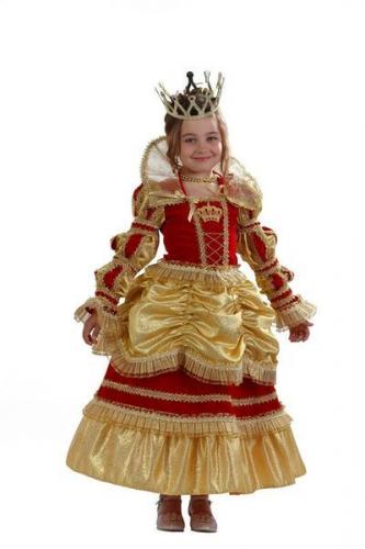Карнавальный костюм золотистой королевы - купить 