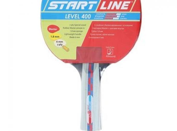 Ракетка для настольного тенниса Start line Level 400, анатомическая ручка 60-513