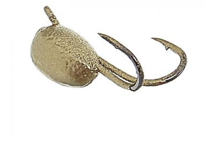 Мормышка вольфрам Пирс Коза-Клопик 0.7г , цвет золото