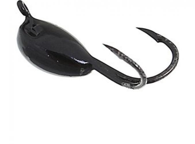 Мормышка вольфрам Пирс Коза-Капля 1.1г, цвет черный