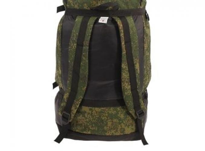 Рюкзак туристический на стяжке шнурком Пиксель, 1 отдел, 3 наружных кармана, объём - 50л, цвет хаки