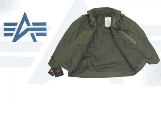 Куртка М-65 Field Coat Alpha Industries Olive, 2XL