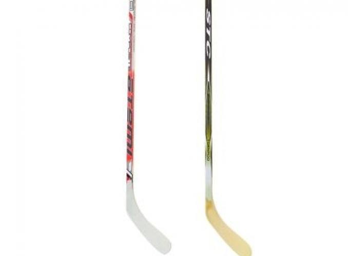 Клюшка хоккейная, левый крюк, ICEBERGER Flicker/Stealth/Ranger/Бренды ЦСТ, юниорская, цвета МИКС