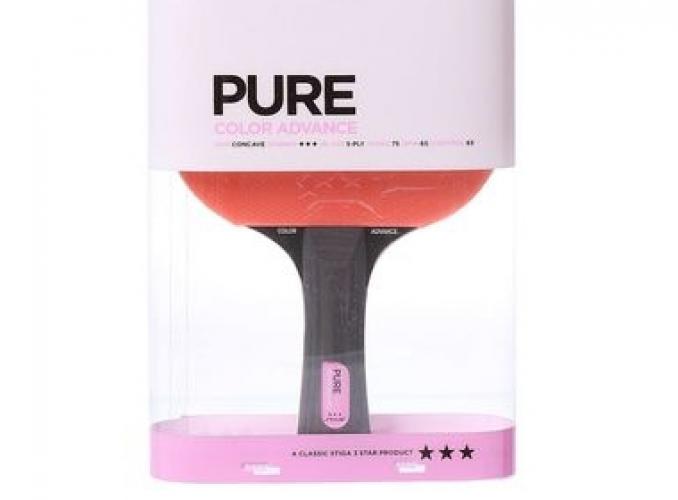 Ракетка для настольного тенниса Stiga Pure Pink, коническая ручка