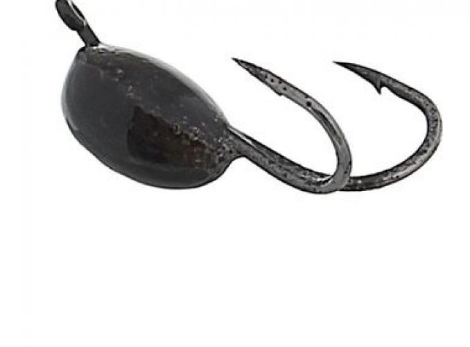 Мормышка вольфрам Пирс Коза-Клопик 1.2г, цвет черный