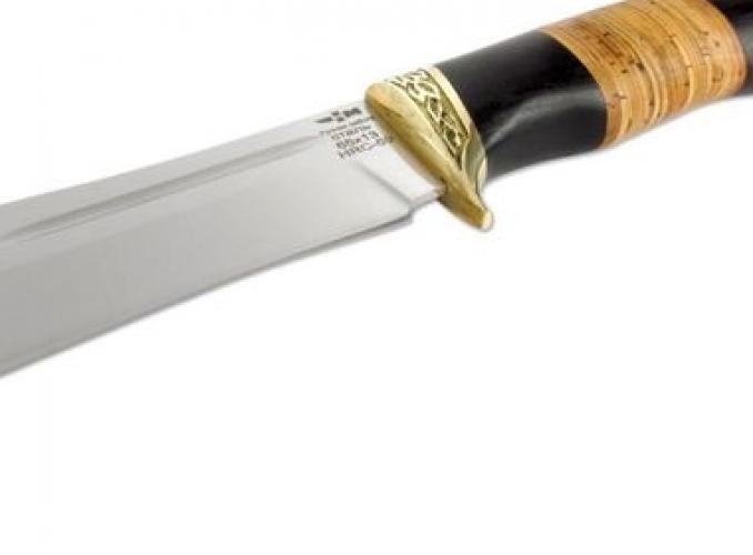 Нож нескладной НМ-8 (5347)н, рукоять-венге/береста, сталь 65х13