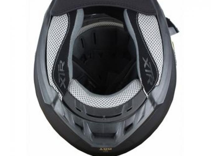 Снегоходный шлем DSEE1 чёрный матовый с двойным стеклом